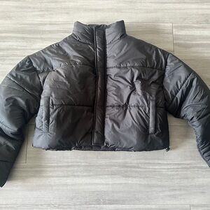 MNML Black Puffer Jacket